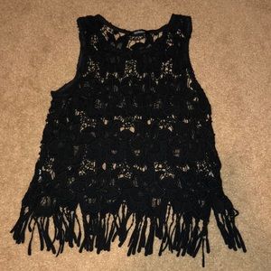 Lace tank top